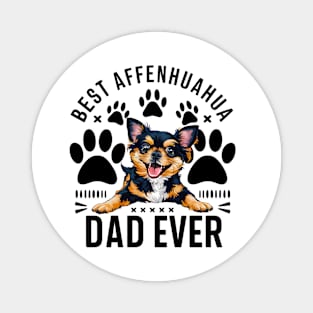 Best Affenhuahua Ever Funny Quote Vintage Dad Magnet